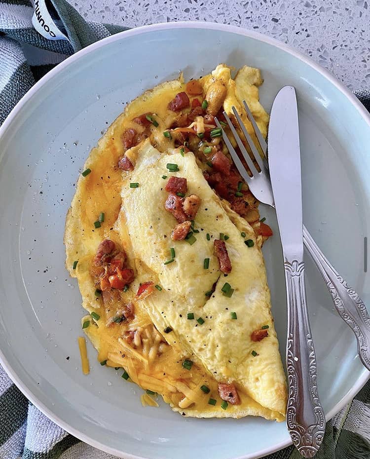 The best omelette is made with the best omelette stainless steel pan.