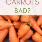 A Pinterest pin about why are your carrots slimy?