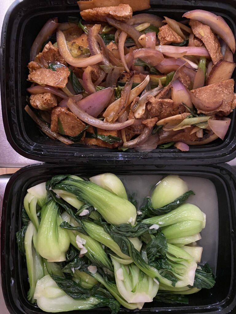 vegan-3-cup-chicken-bok choy from Amituofu in Brooklyn
