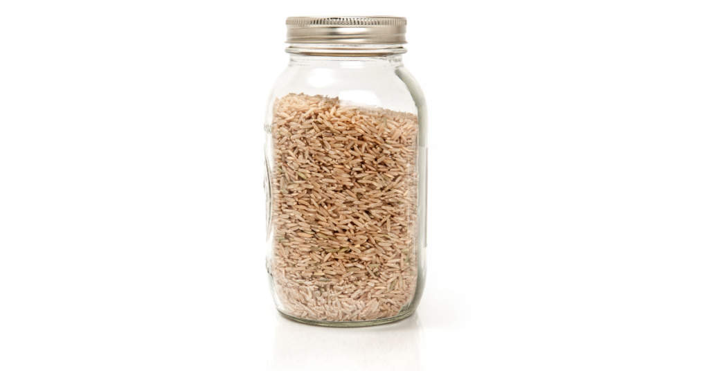 Rice in a Mason Jar