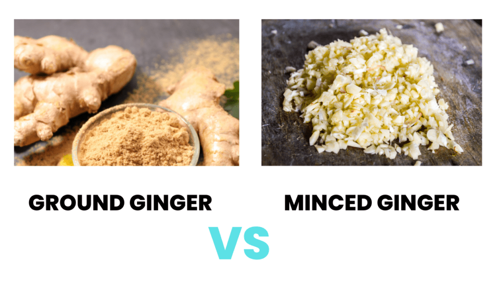 can you use ground ginger instead of minced