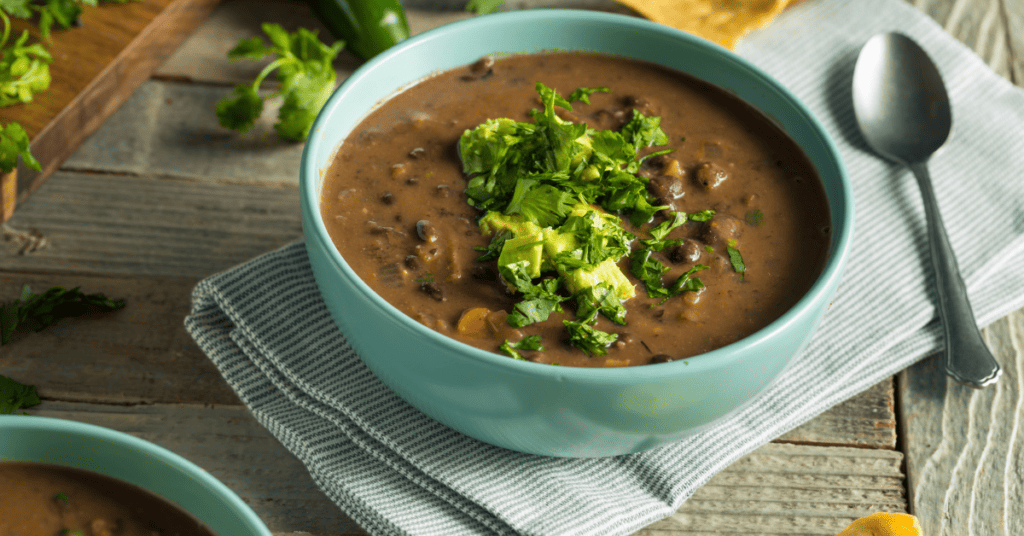 ​Black Bean Soup Without Oil - Healthy plant based meals