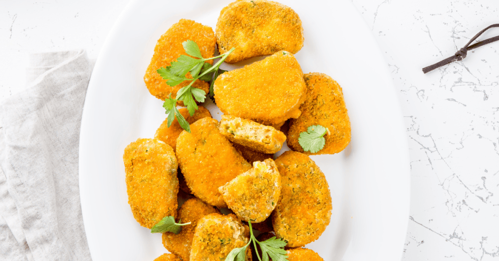 Chickpea Nuggets as a kid friendly plant based meal