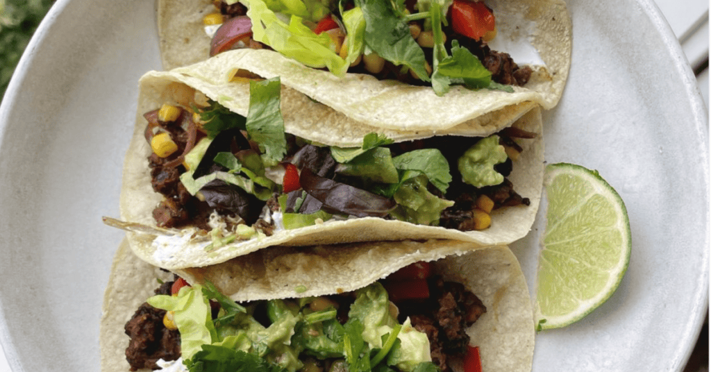 vegan tempeh Tacos